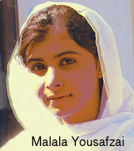 Malala Yousafzai by A K Rockefeller on Flickr.com