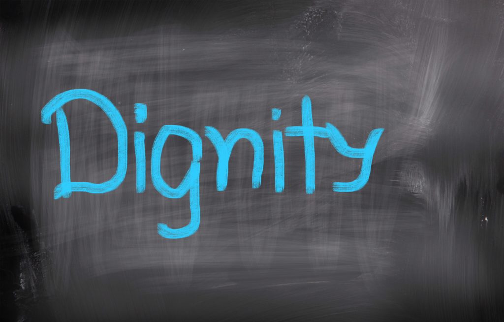 dignity can't be negotiated